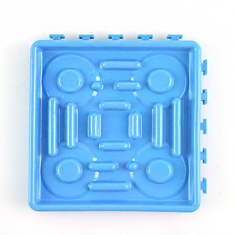 Paleta lick mat in Cool Blue — textured food-grade silicone surface